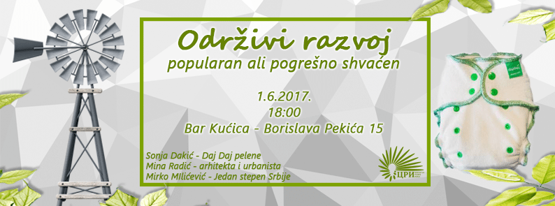 Tribina "Održivi razvoj, popularan ali pogrešno shvaćen"