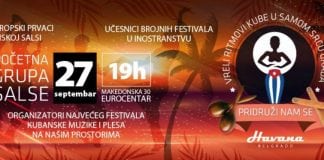 Havana Belgrado škola salse – početna grupa 30% popusta
