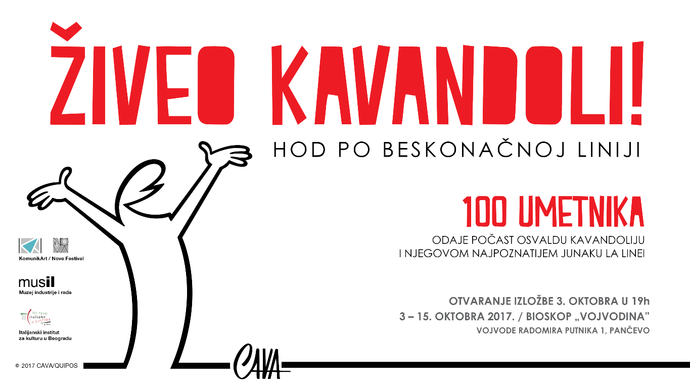 Strip izložba "Živeo Kavandoli"