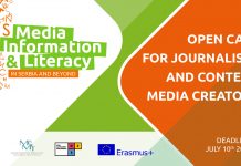 Open Call for Journalists and Content Media Creators